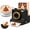 Black, variant on 3D Printed Latte Art Camera Coffee Printer with 4 Templates