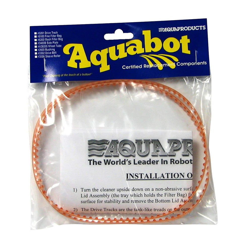 A3302PK Pool Cleaner Drive Belt , 2Pack, Replacement drive belts for
