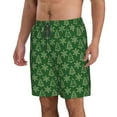thumbnail image 2 of Kdxio Christmas (2) Pattern Mens Casual Shorts - Drawstring Summer Beach Sports Shorts for Men, 2 of 9