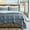 Dusty Blue, variant on EVERGRACE Cross Stitch Pre-Washed Cotton Quilt Bedding Set King Size, Oversized 3 Pieces Lightweight Bedspread Coverlet for All Season, with 2 Matching Shams, Olive Green,108"x96"