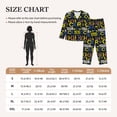 thumbnail image 4 of Honeii Rock Your Socks print Women's Pajama Sets Long Sleeve Button Down Sleepwear Nightwear Soft Pjs Lounge Sets-X-Large, 4 of 7