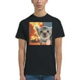 thumbnail image 3 of Silly Cat Meme T-Shirt | Funny Graphic Tee for Cat Lovers & Pet Owners | Cute Humor Gift Idea, 3 of 3