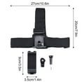 thumbnail image 2 of Universal Phone Holder ABS Strap Mount Headband Holder With Mobile Phone, 2 of 9