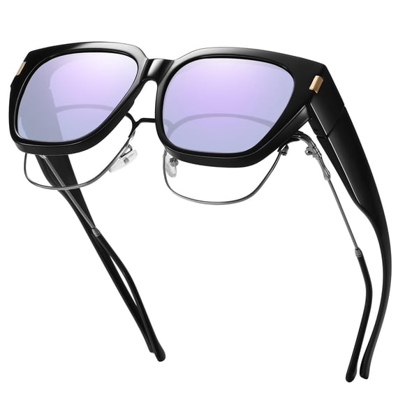 Gafas de Sol Polarizadas UV400 HAOLOTA que Cubren sobre Anteojos para Mujer y Hombre
