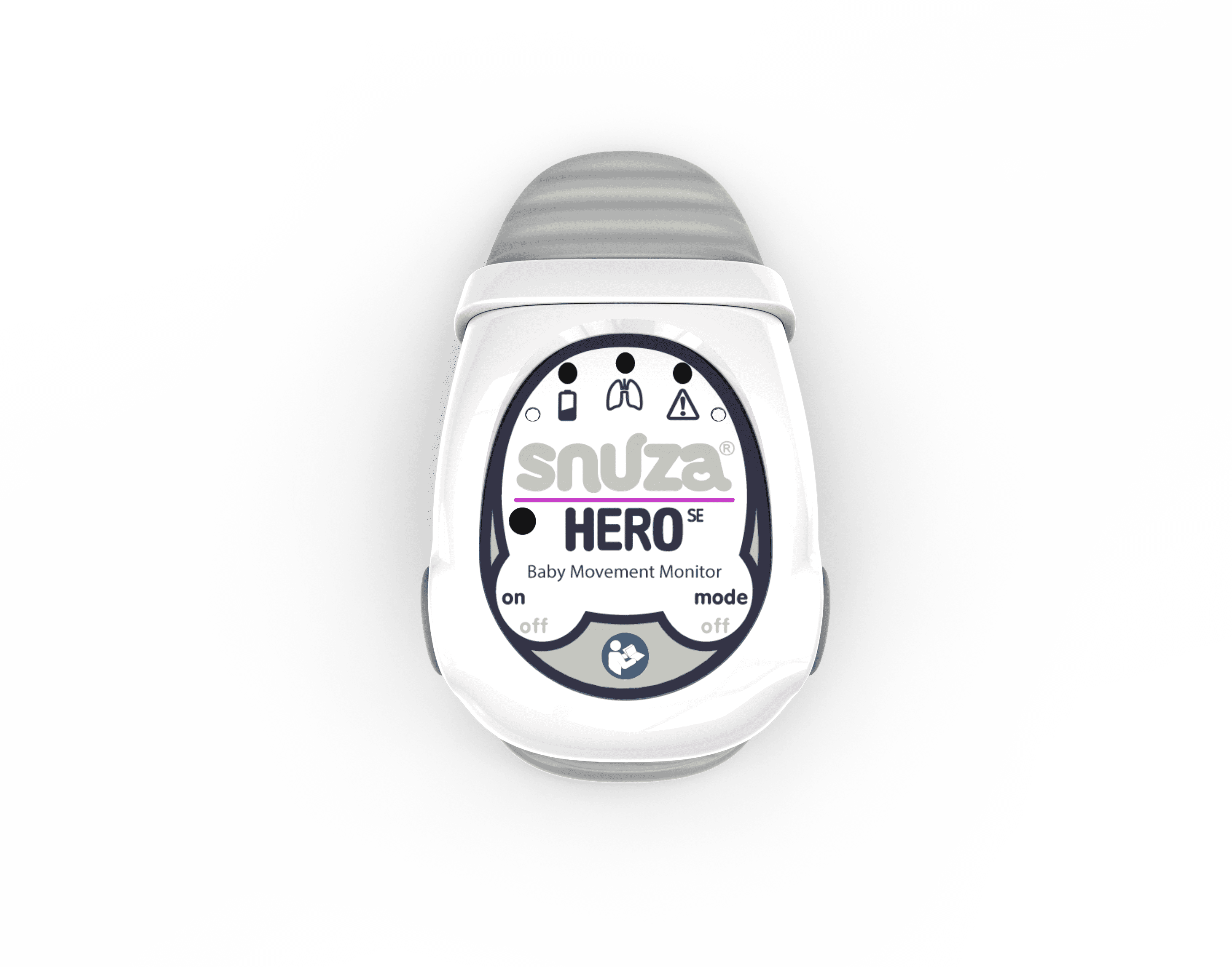 Snuza Hero SE Wearable baby abdominal movement Monitor Grey