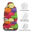 thumbnail image 5 of Fuzoiu Brightly Colored Cupcakes Print Seat Covers Set, Car Seat Covers Front Seats, Car Seat Protector, Car Seat Cushion, Seat Covers Carseat Cover Universal Fit for Most Cars, 5 of 7