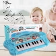 thumbnail image 4 of Blue Kids 22 Key Electronic Keyboard Piano With Built-In Speakers For Early Music Education, 4 of 9