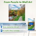 thumbnail image 5 of Railway Bridge Pink Sky Puzzle 1000 Piece Rectangular Tube Gift Jigsaw Puzzle, 5 of 7