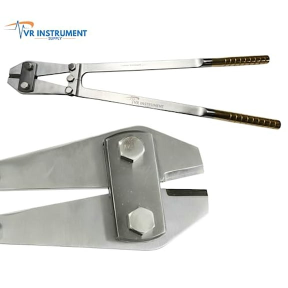 VR Instrument Supply German Tungsten Carbide Tip Pin-Wire & Rods Cutter Heavy Duty Tools Pliers 22"