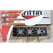 Rackmount Exhaust Cooling Fan by Griffin - 3U Ultra-Quiet Triple Fans - Keep Studio Equipment Gear Cool Rack Mount on Network IT Server - UL Approved Temperature Control Panel for DJ PA AMP Cabinet
