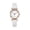 White -AR26, variant on Resicozy Women Watches Dress Round Dial Quartz Date Classic Leather Strap Female Wrist Watch Brown