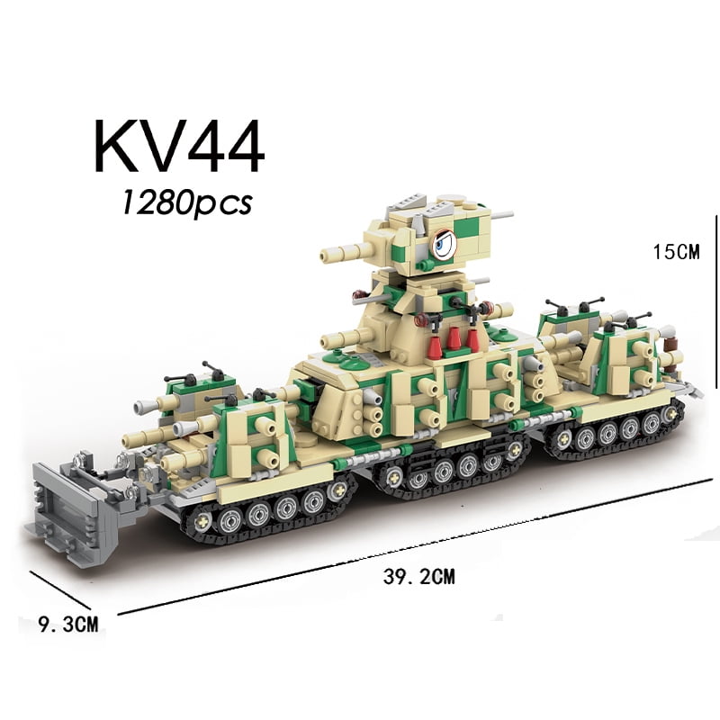 Compatible creative building blocks MOC restore World of Tanks KV