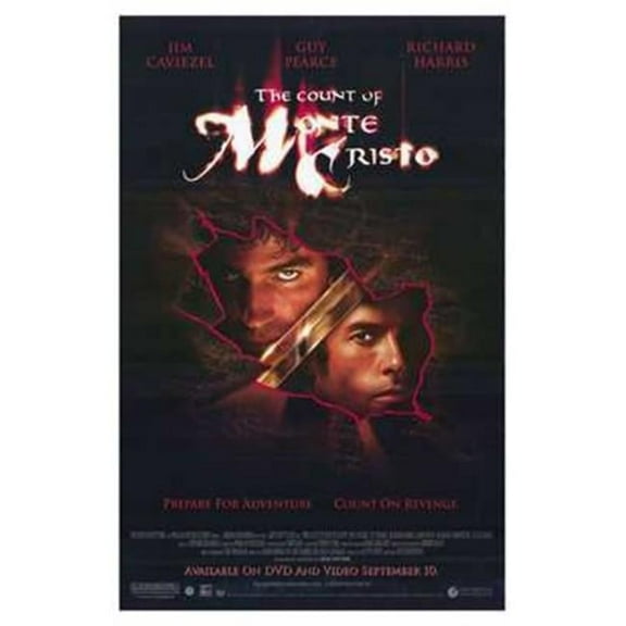 Posterazzi  The Count of Monte Cristo Movie Poster - 11 x 17 in.