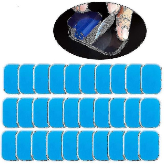 Pack Of 60 Ems Gel Pad, Gels Pad For Ems Trainer Abdominal Trainer Electrical Muscle Stimulation, Abs Trainer Replacement Gel Sheet Replacement Pad