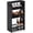 All Black, variant on Slim Rolling Storage Cart 4-Tier Kitchen Cart with Wheels, Laundry Room Storage with Handle Slide Out Utility Cart Shelving Unit Organizer Trolley for Narrow Places Bathroom Small Corner, Black