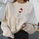 thumbnail image 2 of Sudaderas Recortadas de Navidad Para Mujer Moda Casual Manga Larga Impreso Ladies Tops Odeerbi  ODB209099, 2 of 8