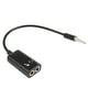 thumbnail image 3 of 2piezas 3.5mm Divisor de Audio Estereo Macho A Auricular Adaptador de Microfono + Auriculares Parejas Giran Conector, 3 of 8