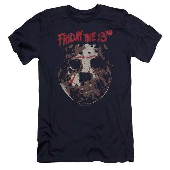 Friday The 13Th - Rough Mask - Premium Slim Fit Short Sleeve Shirt - X-Large