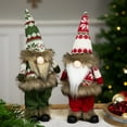 thumbnail image 3 of Northlight Standing Gnome with Knitted Outfit Christmas Figure - 19" - Red, 3 of 6