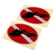 thumbnail image 4 of Paquete de 2 pegatinas grandes reflectantes de , buzo, esqueleto de pescado para buceo Zulema  Buceo Pegatina, 4 of 8