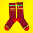 thumbnail image 2 of I Love Kimchi, Gumball Poodle Novelty Gift Socks for Men, Women and Teens, Unisex Crew Socks ( Made in the USA ), 2 of 5
