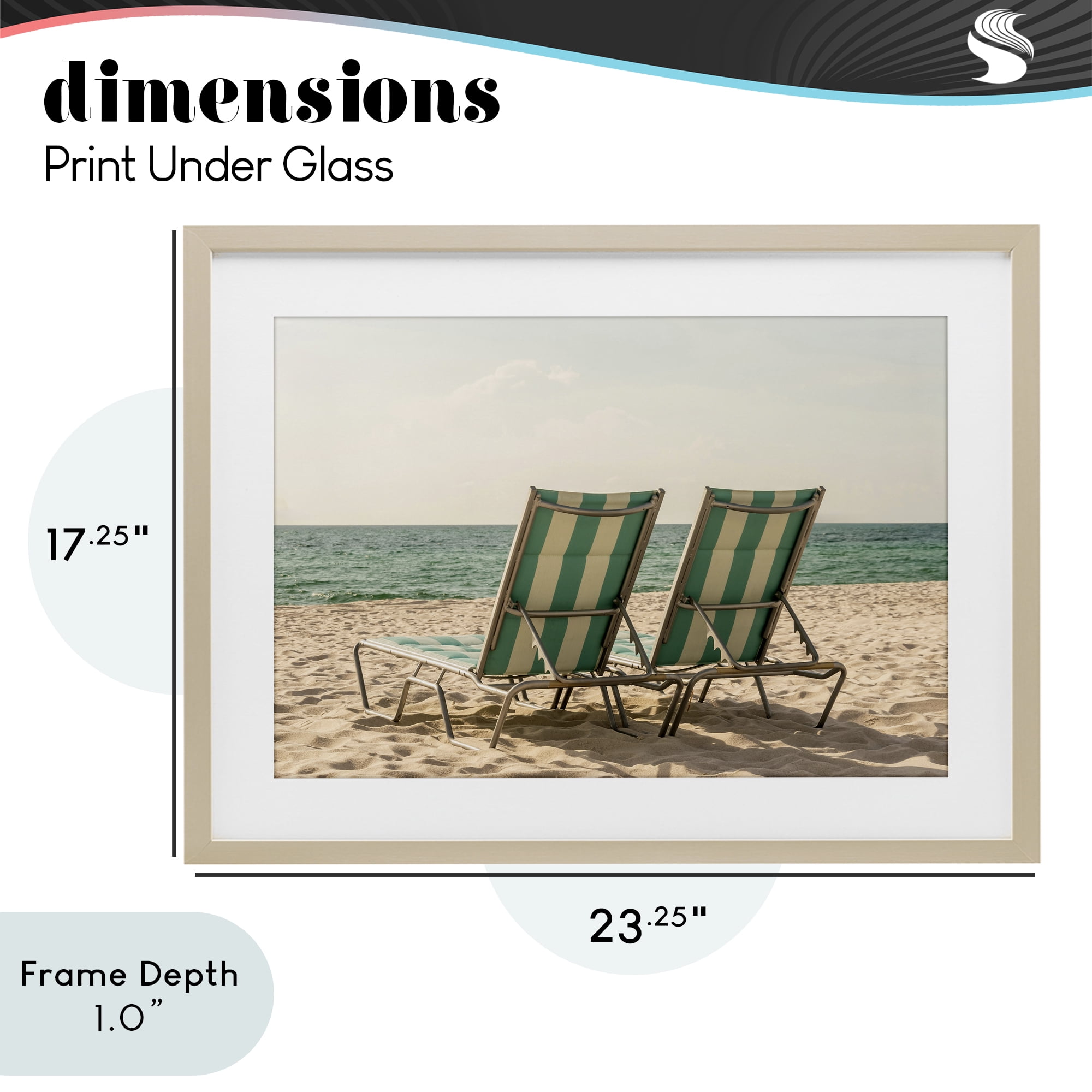 Stupell Industries Invitation To Relaxation Birch Framed Print Under Glass, design by Elena Chukhlebova