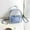 Sky Blue, variant on One Shoulder Crossbody Bag Leather Large Capacity Multi Compartment Women Bag