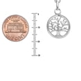 thumbnail image 2 of Sterling Silver Tree Of Life Pendant Charm Necklace 18 Inches, 2 of 3