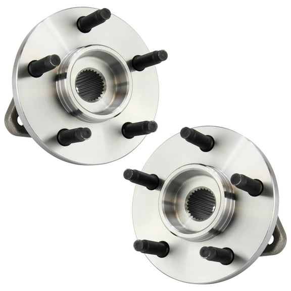 TRQ Front Wheel Bearing & Hub Assembly Pair LH & RH Sides for Ranger B4000 BHA65652 Fits select: 2009-2011 FORD RANGER, 2003-2009 MAZDA B4000