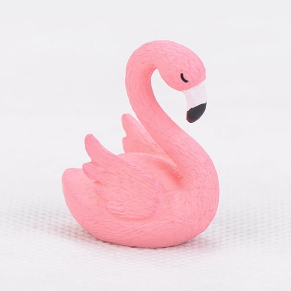 Raindrops 2pcs Beautiful Flamingo DIY Mini Miniature Fairy Garden Decor Craft Mini Adornment Accessory