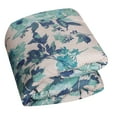 thumbnail image 5 of Lanco Charlotte Floral 6-Piece Comforter Set, Blue, Queen, 100% Polyester Fill, 5 of 5