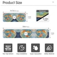 thumbnail image 3 of Yayeee Faucet Mat for Kitchen Sink 30" Diatomite Long Splash Guard Pad, Art Goldfish, 3 of 7