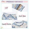 thumbnail image 3 of FORMRS Long Sleeve Top and Pants Pajama Set for Niños 2-Piece Sleepwear, Sizes 18M-8Y, Winter Mountain, 3 of 6