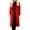 Red, variant on Peacoats For Women Winter Classic Notch Lapel Single Breasted Trench Coat Wool Blend Color: Black Size: M