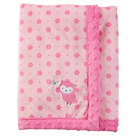 Child of Mine Newborn Plush Baby Blanket, Owl - Walmart.com