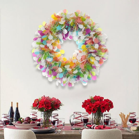 Yhmxh Home Decor,Party Decorations Wreaths Decorations Carnival Wreaths Party Crafts Decorations Carnival Door Ornaments Wreaths Door Holder