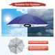 thumbnail image 2 of Sombrero Paraguas con Banda de 26" [2 Pcs] - Sombrero de Sol Plegable Manos Libres para Pesca, Jardinería, Senderismo y Camping [Azul Marino], 2 of 7