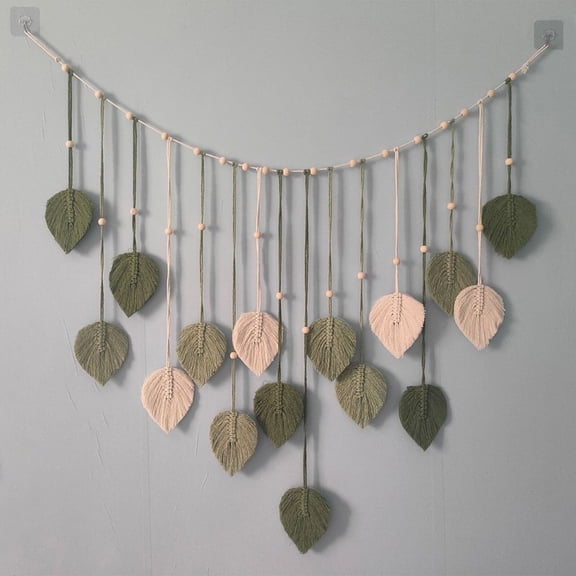 Bopika Boho Macrame Wall Hanging, Tassel Bohemian Decor for Bedroom, Living Room and Dorm