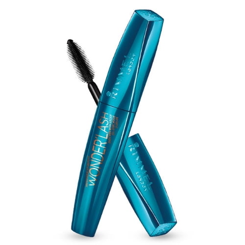 Rimmel Wonderful Wonderlash Máscara de pestañas, resistente al agua, negro, 0.37 onzas líquidas