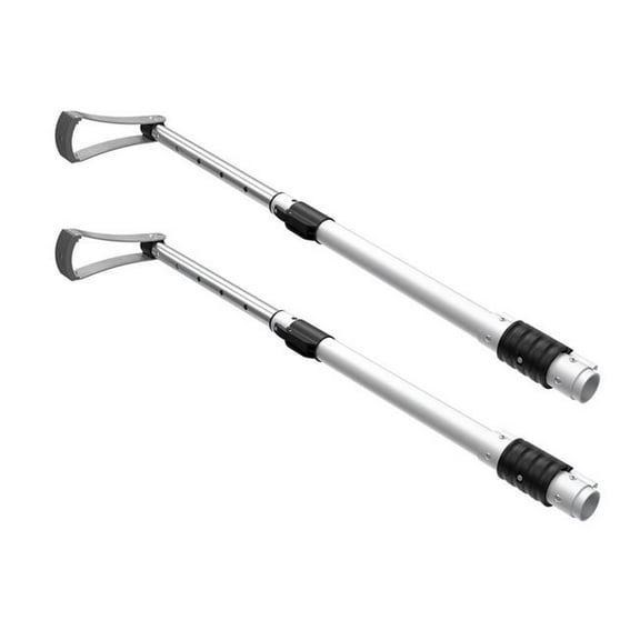 Little Giant Ladders B3145113 Safety Rails for Select Articulated Extendable Ladders - Aluminum - Silver