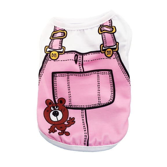 Dog Clothes for Small Dogs Mini Dog Shirts with Cute Patterns, Summer Mesh Pet T-Shirts, Stretchy Puppy Clothes for Small Size and Medium Sized Dogs Like Chihuahua