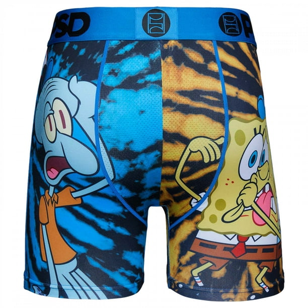SpongeBob SquarePants Frienemies Tie Dye PSD Boxer Briefs-XXLarge