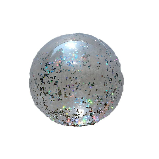 glitter confetti beach ball