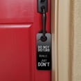 thumbnail image 2 of Do Not Disturb Really Just Don't Plastic Door Knob Hanger Sign, 2 of 3