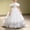 White, variant on Girls Maxi Gown Sleeveless Off Shoulder Sequin Cinched A-Line Dress Tween Elegant Fluffy Tulle Layered Evening Dresses Green 13-14 Years