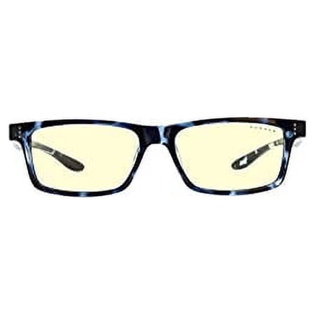 GUNNAR - Premium Gaming and Computer Glasses for Kids (age 8-12) - Blocks 65% Blue Light - Cruz, Navy Tortoise, Amber Tint