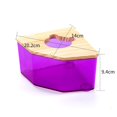 thumbnail image 6 of Guiexla Hamster Bathroom Transparent Hamster Sandbox Detachable Small Animal Sand Bath Container Small Pet Supplies, 6 of 8