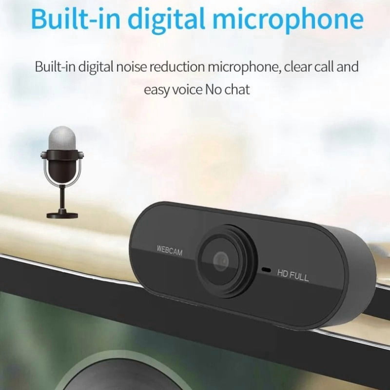 1080P HD Webcam USB Network Camera with Built-in Microphone Web Camera for Laptop Desktop Video Conference Online Meeting