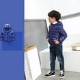 thumbnail image 7 of Jackets for Kids Boys Size 10/12 with Hoodie Baby Baby Winter Coat Cute Teddy Bear Hooded Jacket Warm Fleece Outerwear Windproof Toddler Boys Girl 6M-4T, 7 of 7