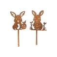 thumbnail image 2 of ERK Rabbit Garden Decoration Rabbit Garden Decoration Decorative Rabbit Garden Stake Easter Bunny Decoration Made Of With Patina Decoration Garden Deco, 2 of 4